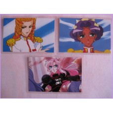 UTENA fillette revolutionnaire set 3 lamicard Original Japan Laminated Card Saito